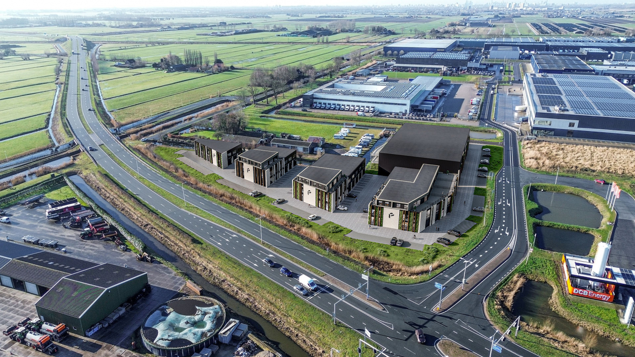 Impressie ontwikkeling aan de Overslagweg te Waddinxveen