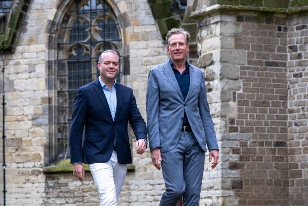 Rutger Veldhoen Directievoorzitter Dura Vermeer Bouw en Vastgoed en Arno van den Thillart