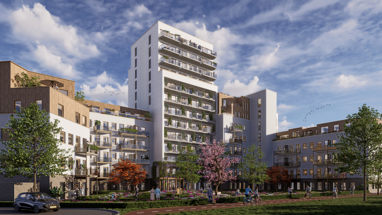 Woningproject aan de Kronenburgsingel 8 en 12 in Arnhem