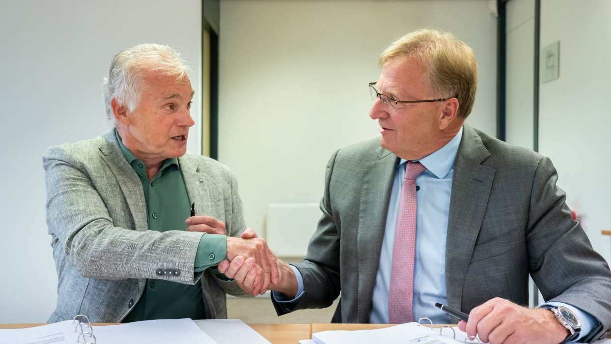 Ton Hillen en Peter van Gisbergen