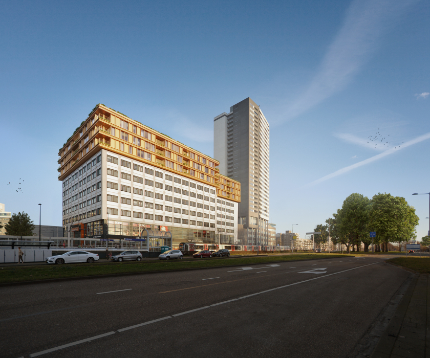Transformatie plan voormalige N-toren Rotterdam