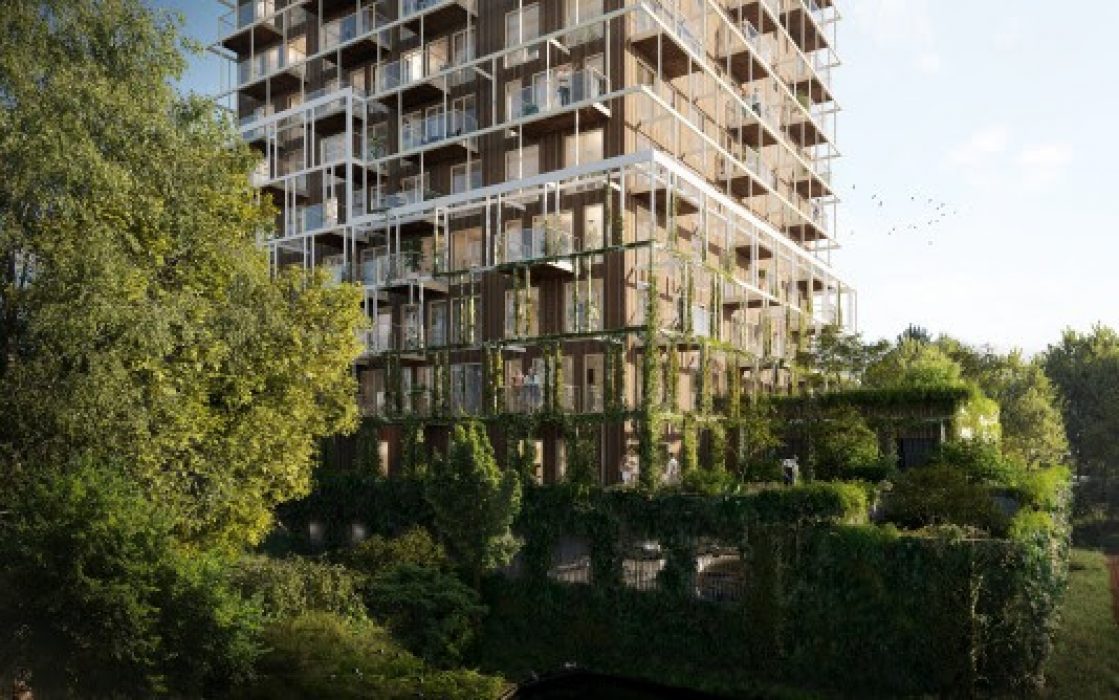 Realisatie houten woontoren Amstelwood in Amstelveen definitief