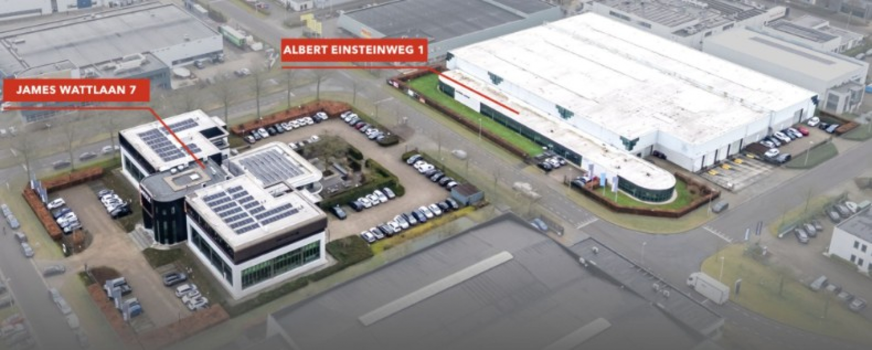 James Wattlaan 7 en Albert Einsteinweg 1 Drunen