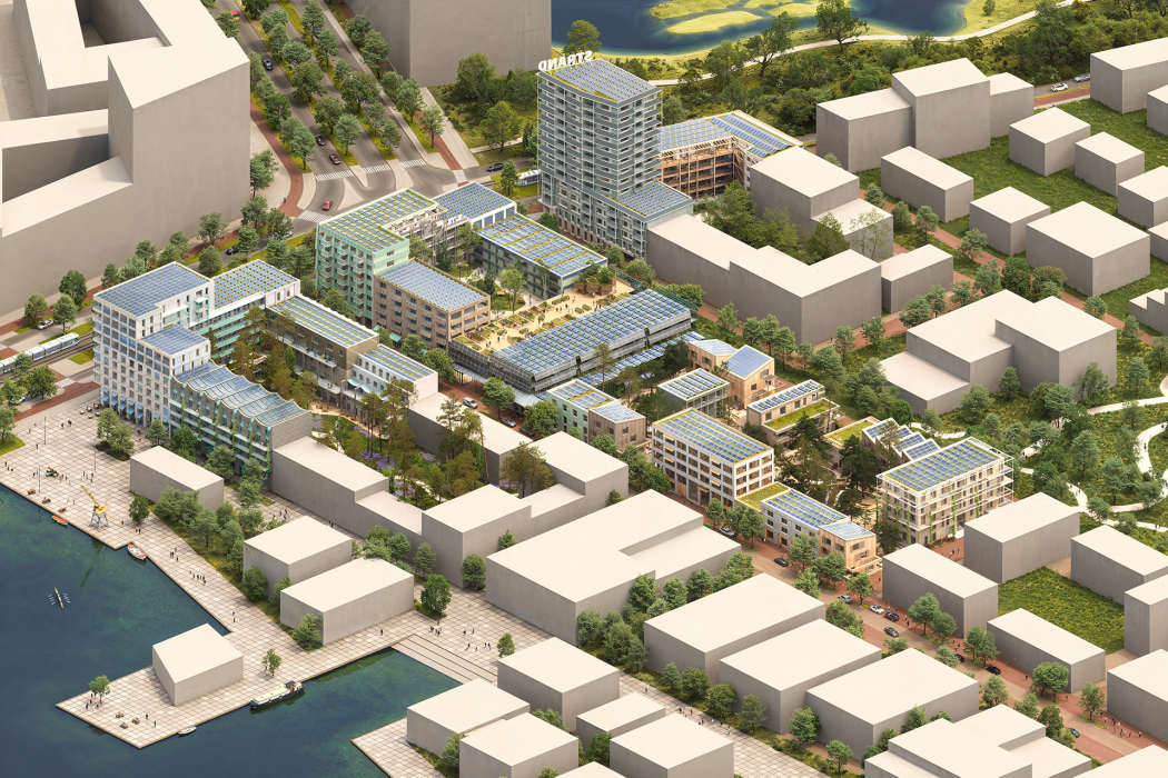 Kavels M1a, M1b, M2b en M3a op Strandeiland