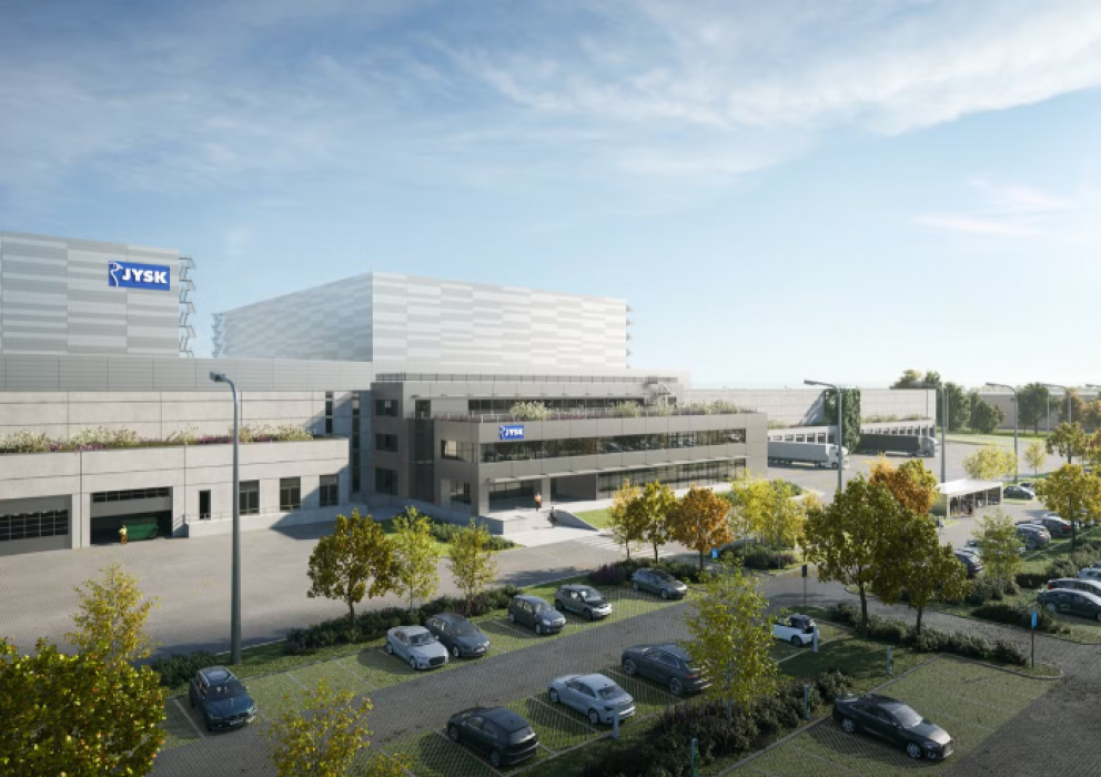 Artist impression DC van Jysk in Lelystad