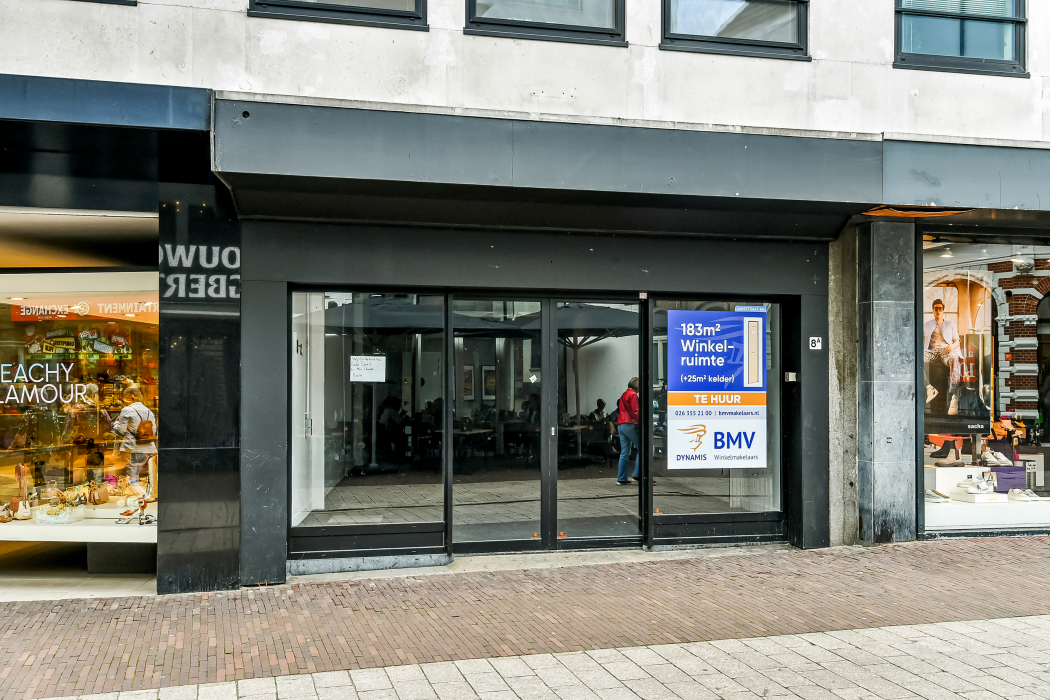 Winkelpand aan de Jansstraat 8 A in Arnhem