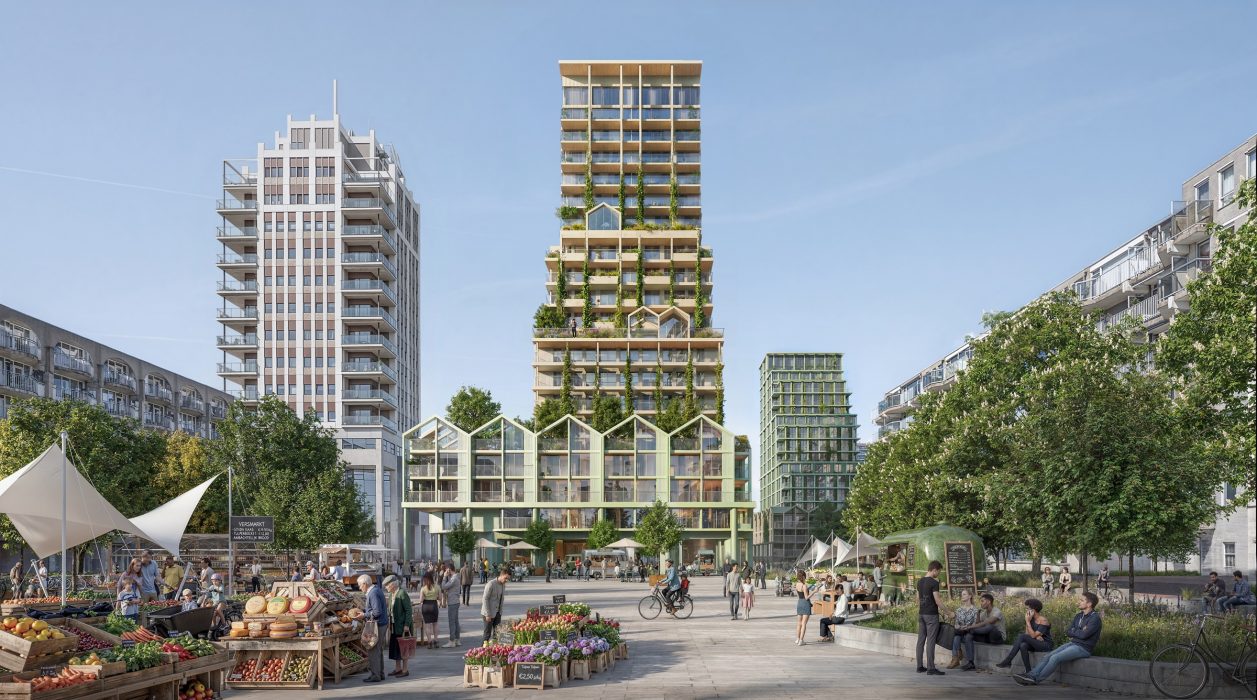 Impressie van de locaties Markt 10 en Frankrijklaan in het Stadshart van Zoetermeer.