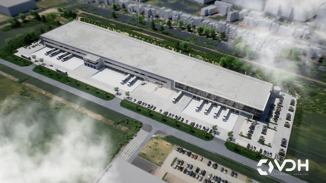 Het nieuw te bouwen distributiecentrum aan de Laurierweg 150 in Ridderkerk