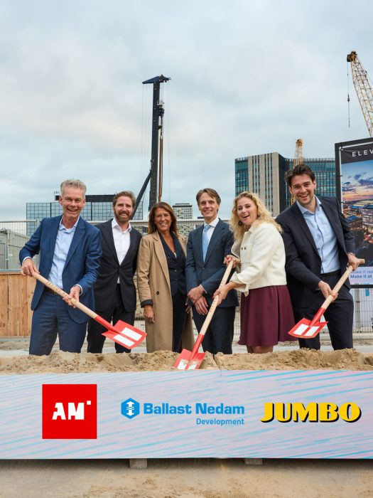 Vertegenwoordigers van AM, Ballast Nedam Development en Jumbo | ©AM