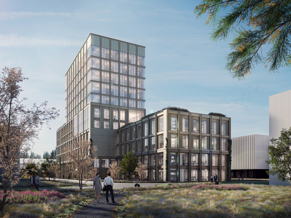 Artist impression Lucis One op de High Tech Campus Eindhoven