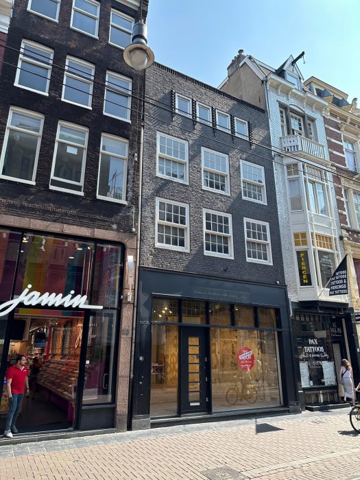 Winkelpand aan de Leidsestraat 55 in Amsterdam