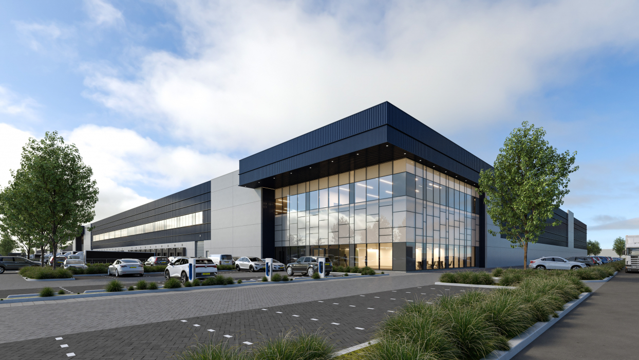 Het hoekgebouw aan de Duitslandweg