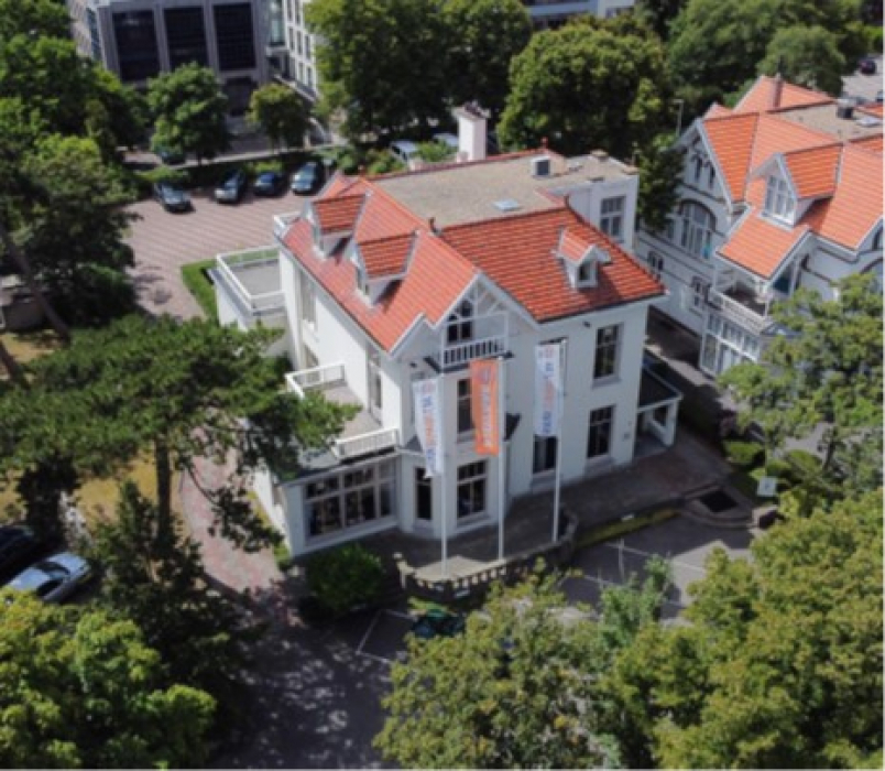 Het pand aan de Scheveningseweg 44 in Den Haag