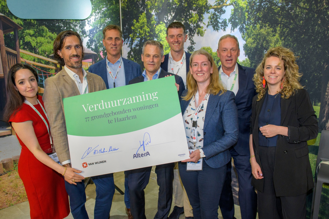 Altera verduurzaamt 77 woningen in Haarlem met Van Wijnen
