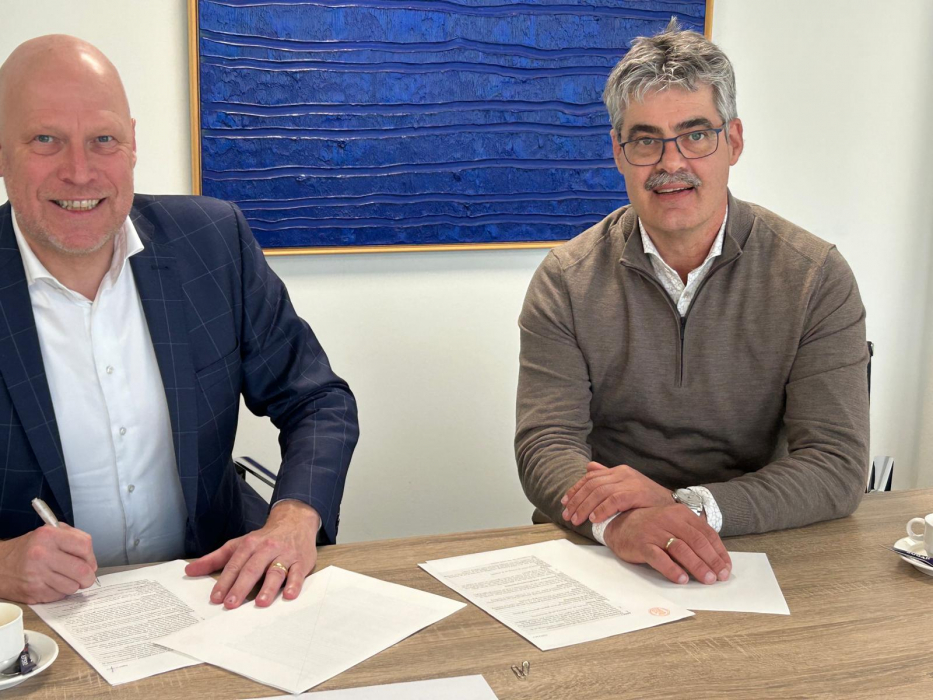 Michel ten Hag en Bert Lebbink