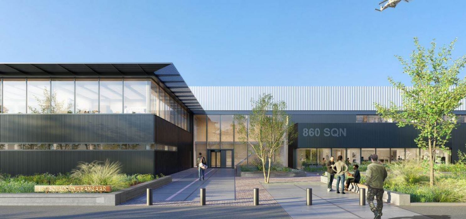 Het nieuwe squadrongebouw in Den Helder