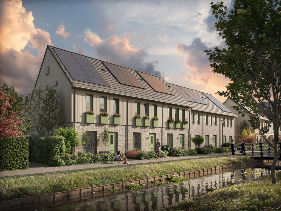 Biobased prefabwoningen in Kiem van Skagen