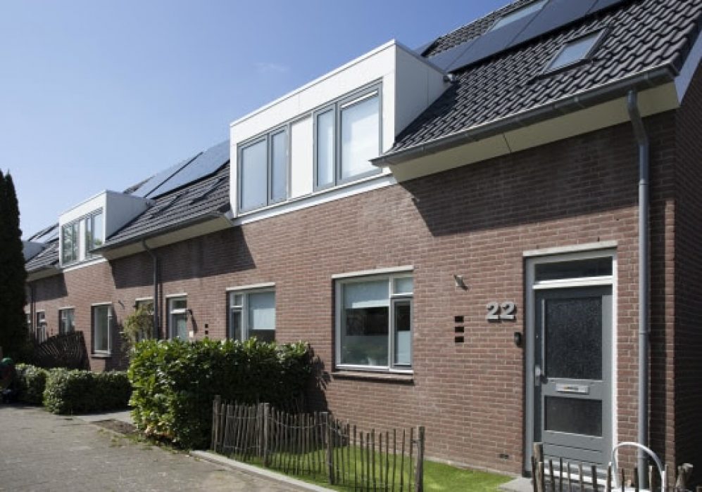 verduurzaamde rijwoningen
