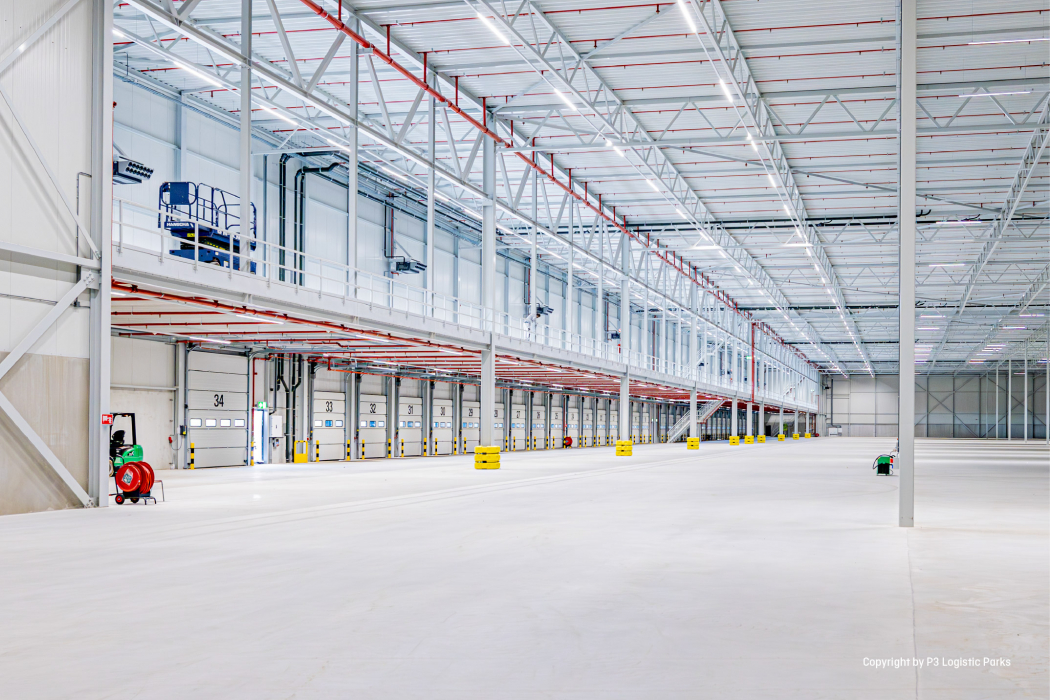 Het nieuwe logistieke pand van P3 Logistics