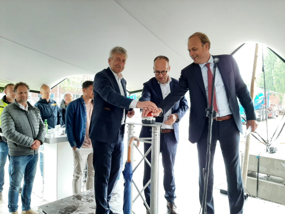 Links naar rechts: Jaap van der Bijl, Eelco Eerenberg, David van der Hulst