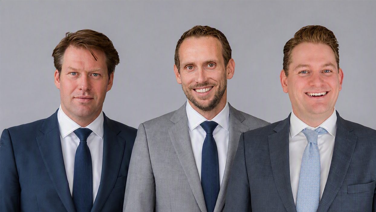 Niels Koenen, Mathijs Feringa en Niels Schroers | ©Colliers