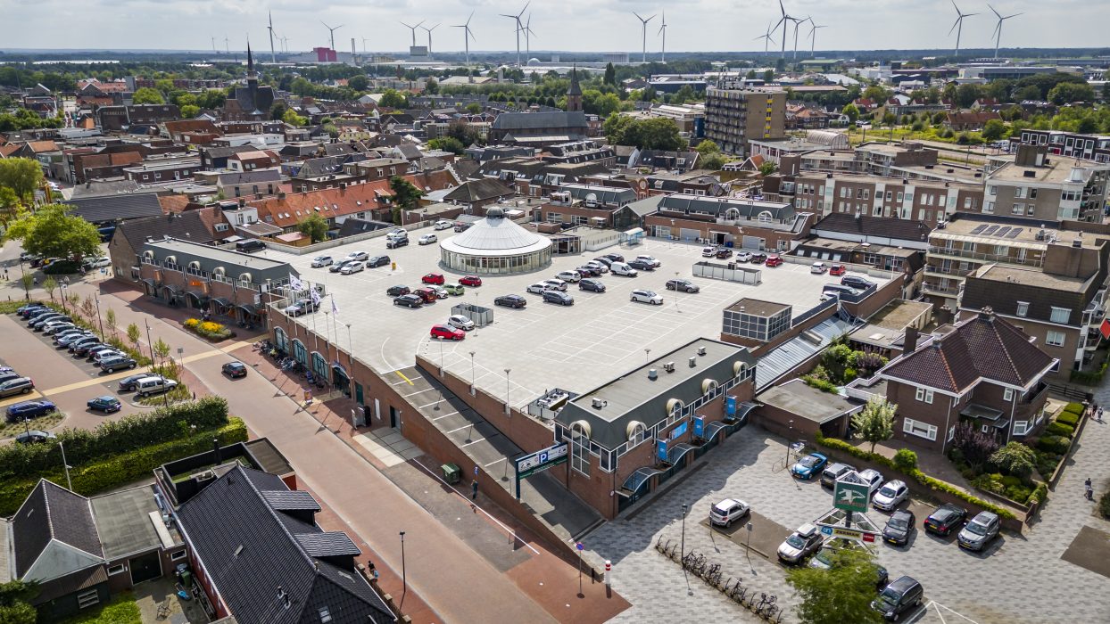 Winkelcentrum Gansehof in het centrum van Coevorden