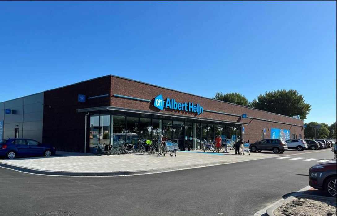 Albert Heijn aan de Westkade 48 in Sas van Gent