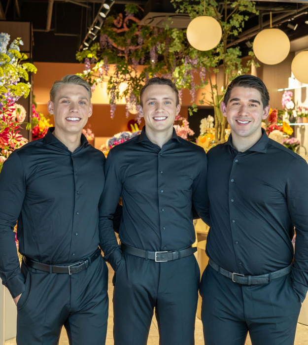 Carlo van Noortwijk, Kevin van Hilst en Yvar Achterberg