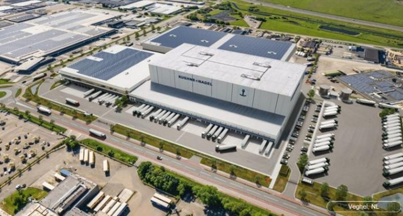 Kuehne+Nagel-campus aan de Marshallweg in Veghel