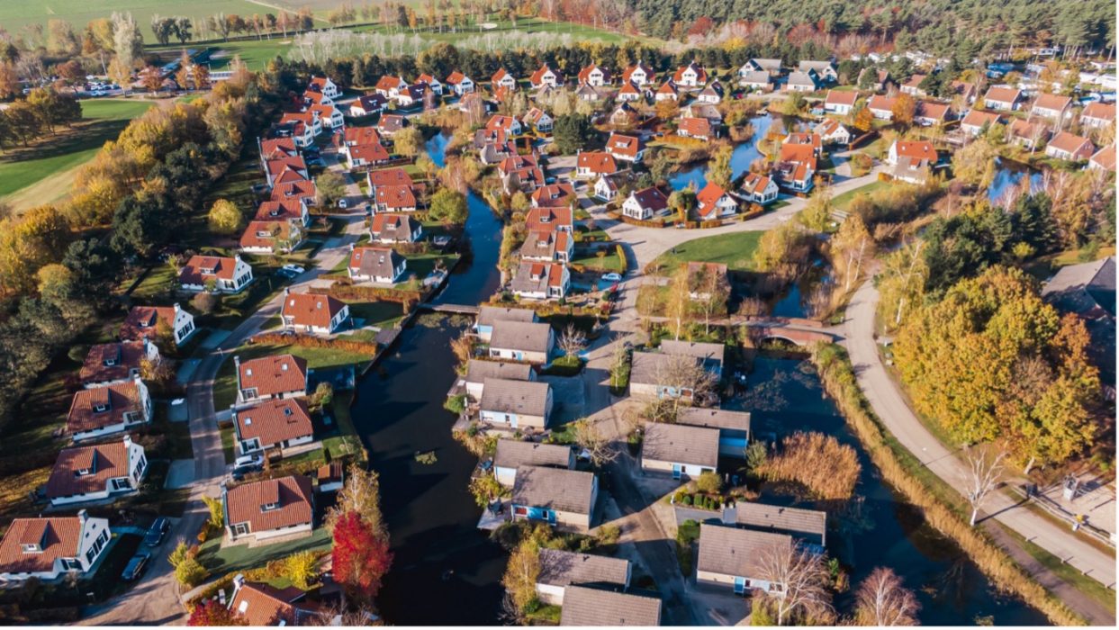 Luchtfoto recreatiecentrum De Schatberg, Sevenum