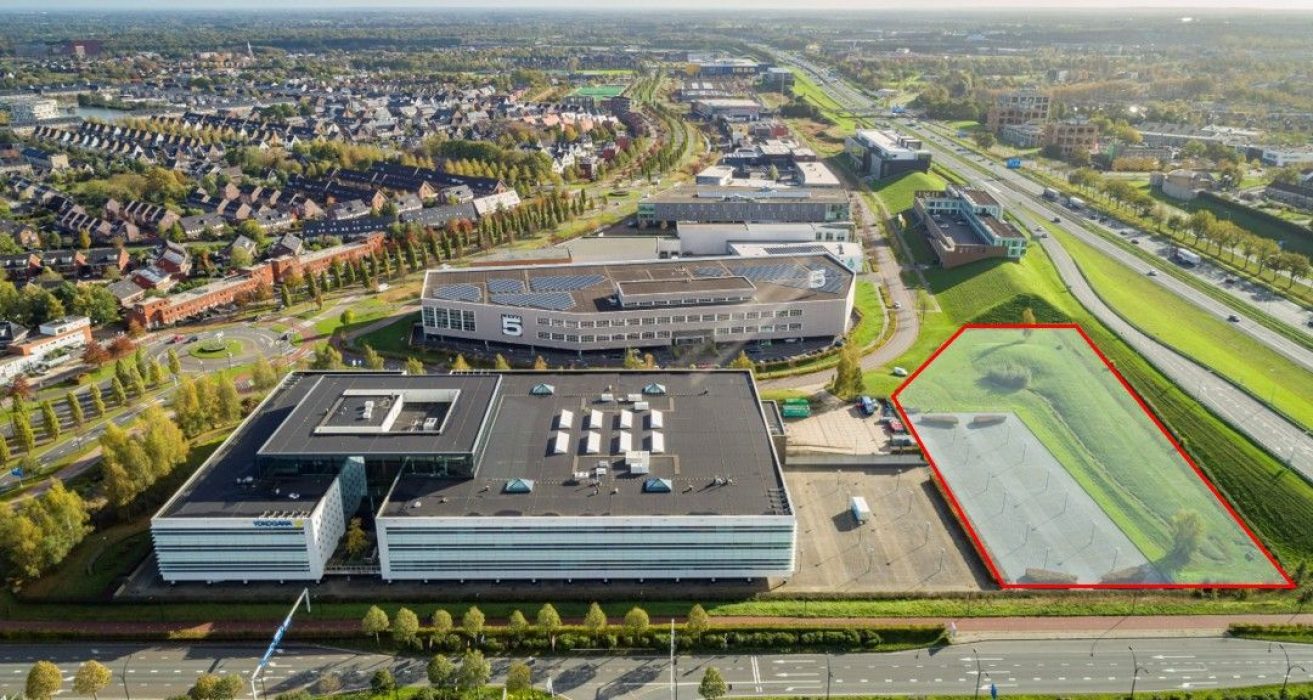 Het perceel aan de Euroweg in Amersfoort