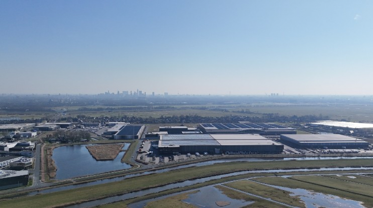 Een van de percelen aan de noordkant van Rotterdam.