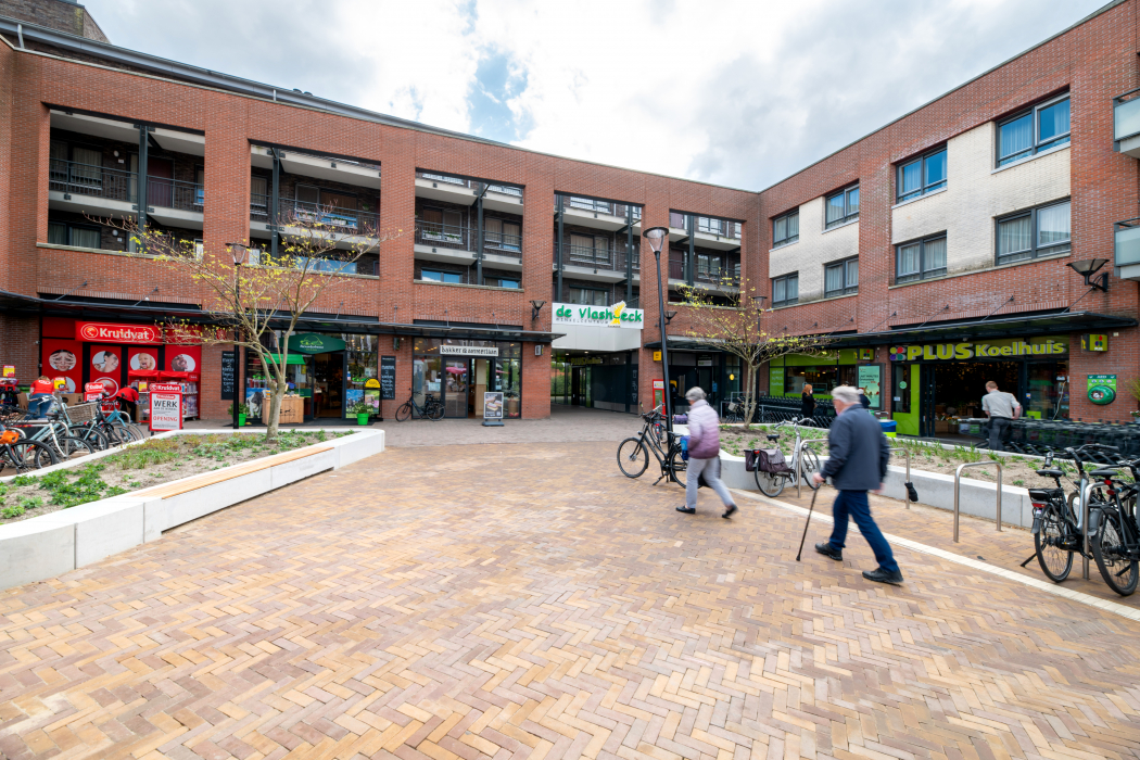 Wijkwinkelcentrum De Vlashoeck in Bergschenhoek