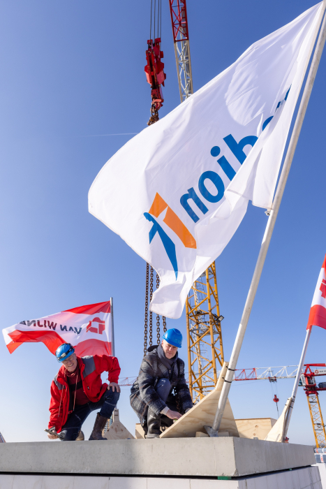 Hoogste punt nieuwe complex aan de Betje Wolffstraat in Den Haag