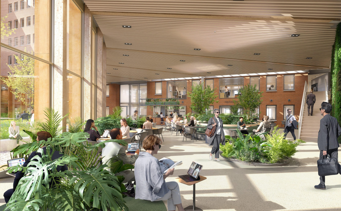 Artist impressions van na verbouwing door cepezed