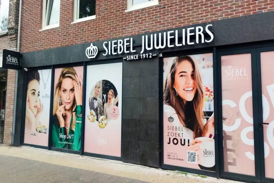 Het pand van Siebel Juweliers in Winterswijk