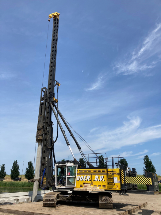 Eerste paal appartementencomplex Natuurzicht in Gouda