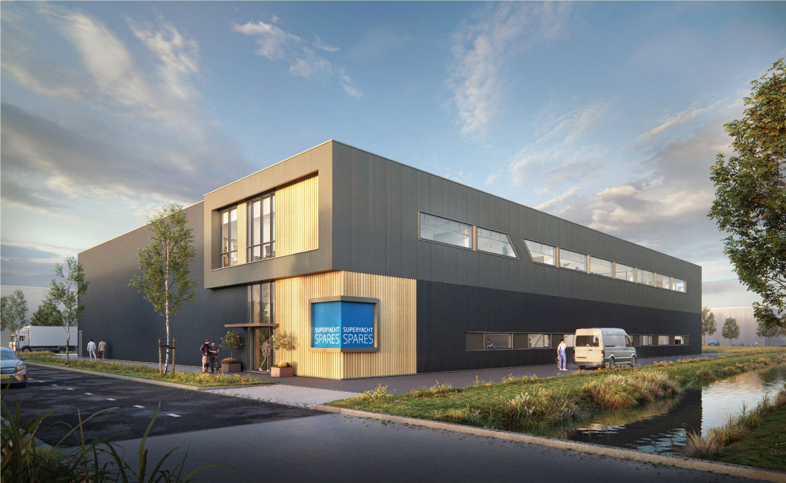 Nieuwbouw SuperYacht Spares in Schelluinen