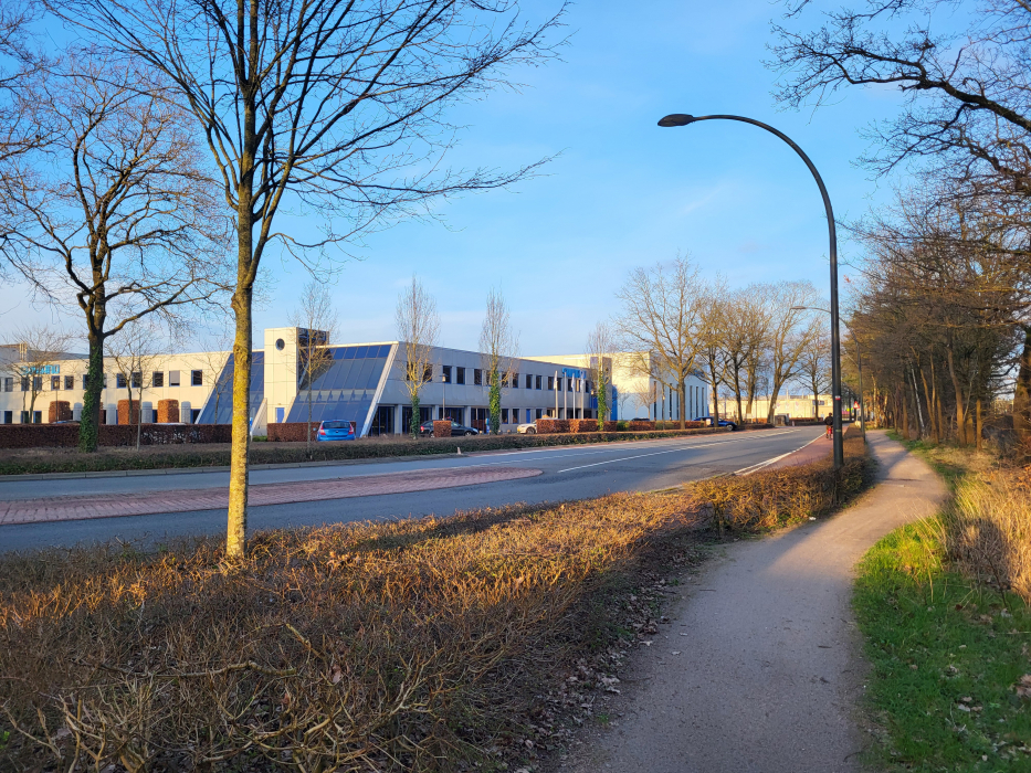 Een van de gekochte panden van Industrieweg van Shimano