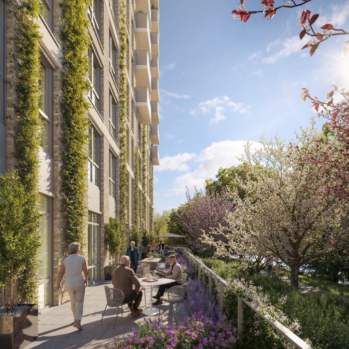 Impressie van het nieuwbouwproject Skye aan de Orionstraat in Eindhoven