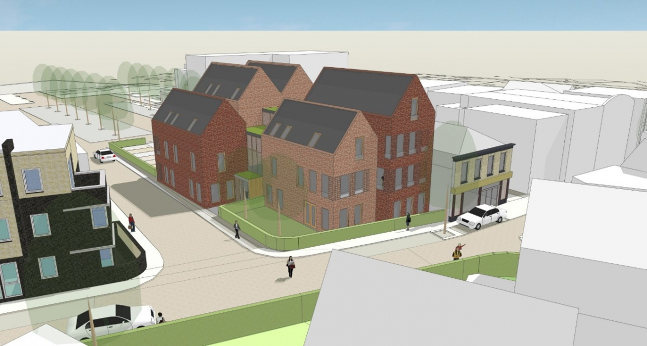 Artist impression Nieuwstraat 13 te Baarn