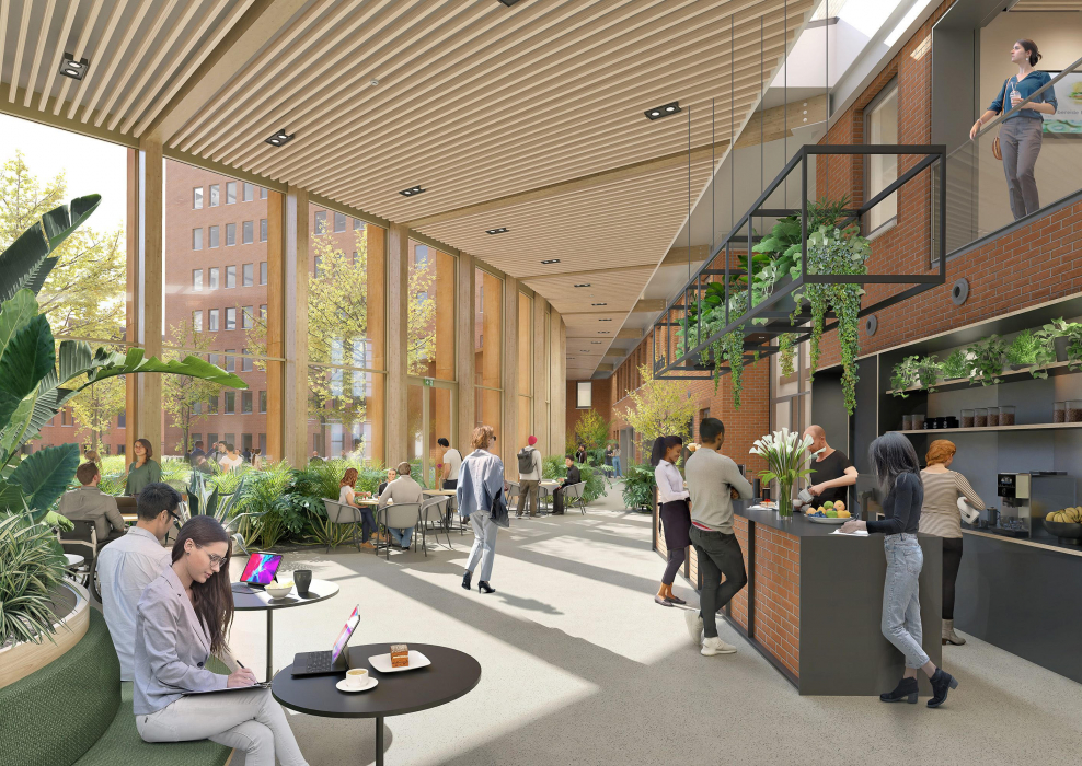 Artist impressions van na verbouwing door cepezed