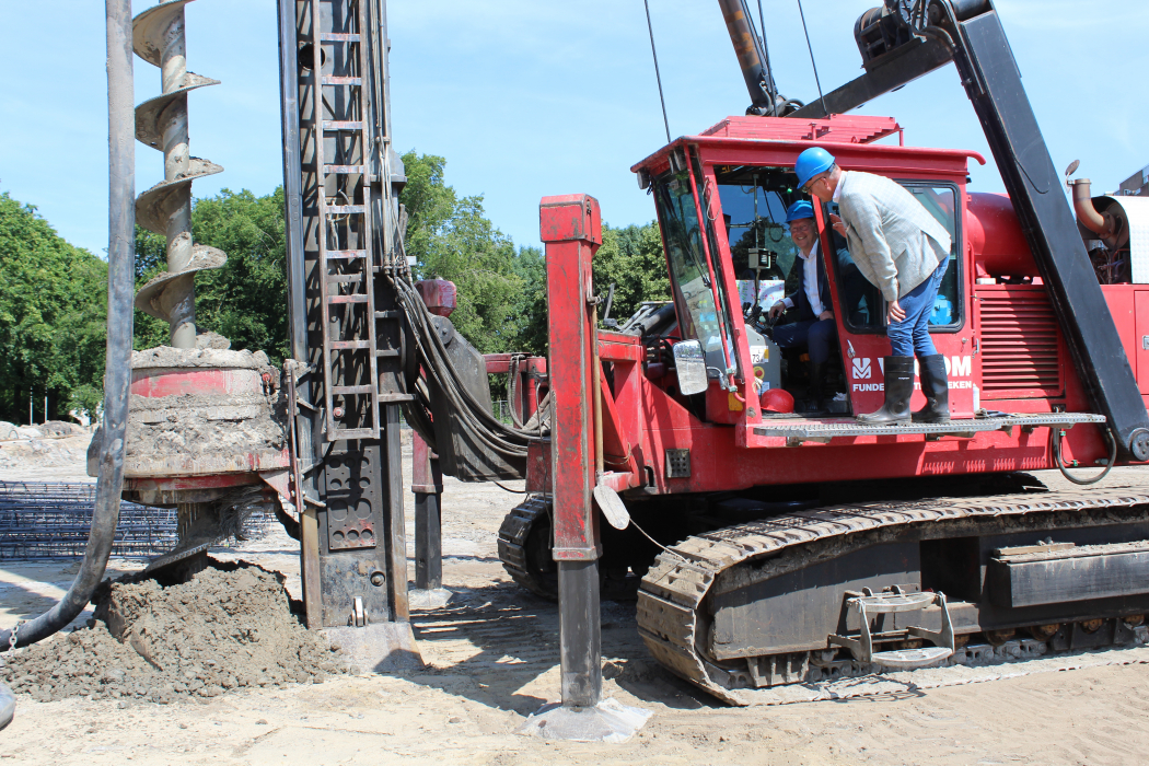 Start bouw van project Bijentuin