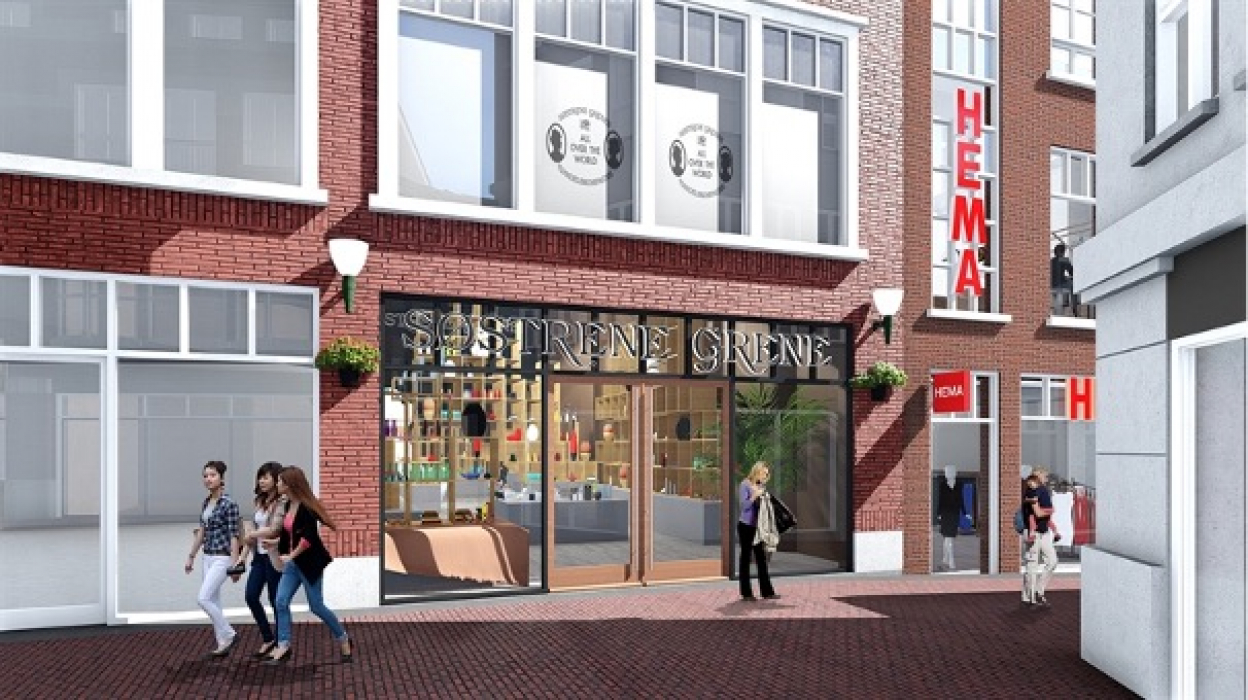 Winkel in het Musiskwartier in Arnhem