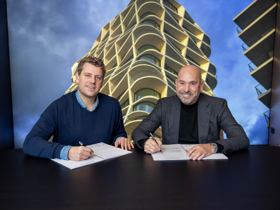 Ondertekening huurovereenkomst voor Quartz Amsterdam