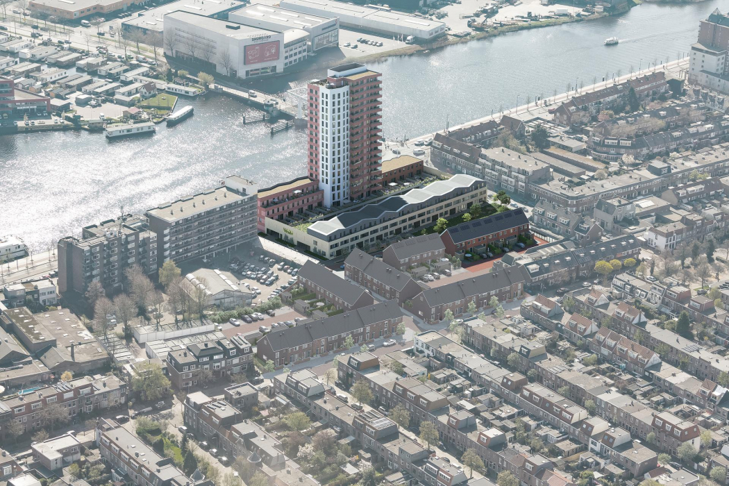 Nieuwbouwontwikkeling van AM op het voormalige Deliterrein te Haarlem