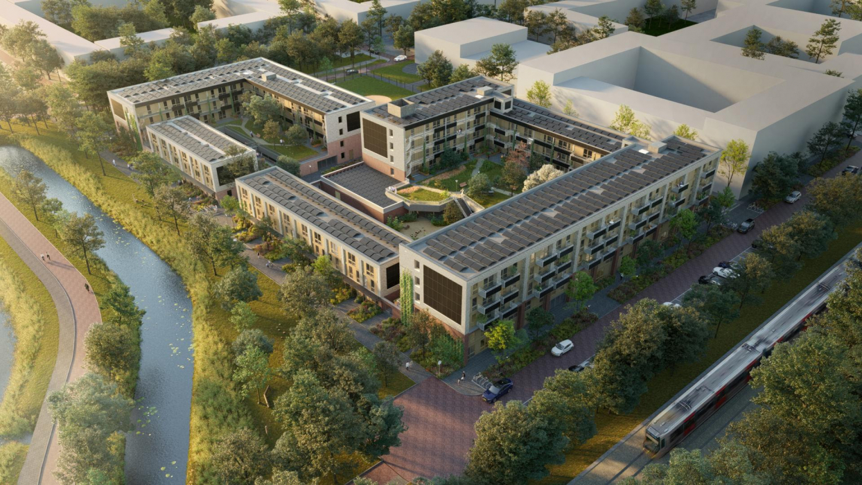 Geins aan het Vreeswijkpad in Amsterdam Zuidoost