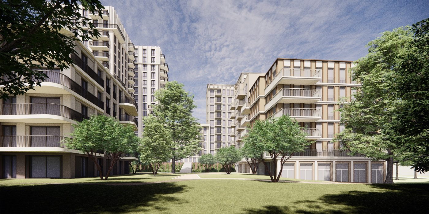 The Green Gallery in Holland Park Zuid te Diemen