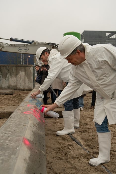 Start bouw Treble Amsterdam-Zuidoost