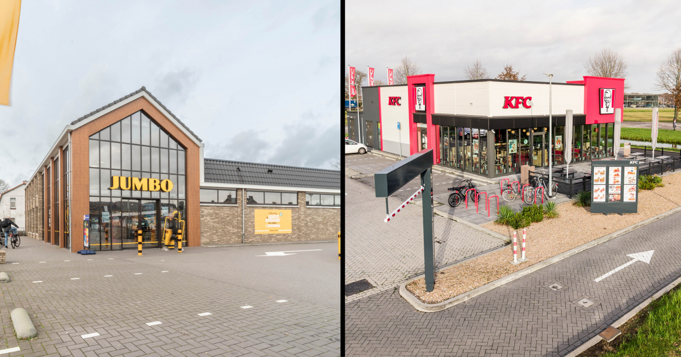 Spring Real Estate adviseert bij verkoop van Jumbo in Mook en KFC in Cuijk
